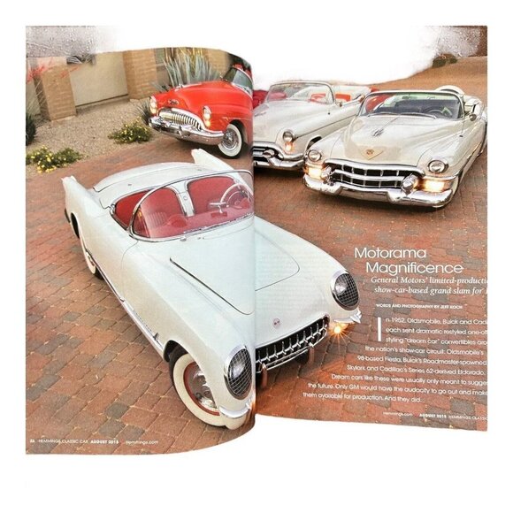 Classic Car Magazine August 2015 Motorama Magnificence GMs Show Cars 1953 - Picture 8 of 8